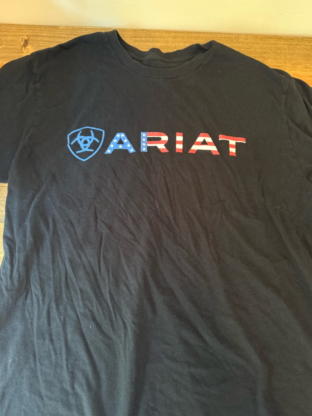 Men’s Ariat Black Short-Sleeve Tee, Mens Ariat T Size L
